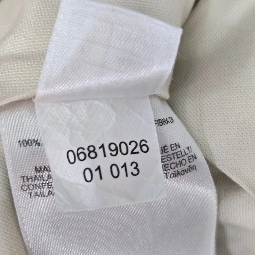 Brooks Brothers Trousers Beige Irish Linen Madison Flat Front Casual Men 33x30